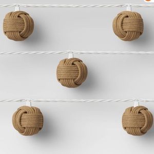 10ct Incandescent Woven String Lights
